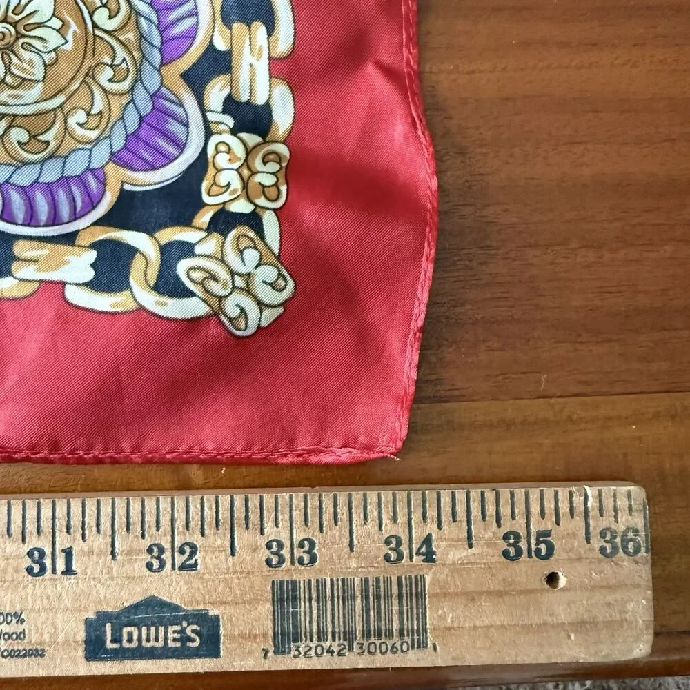 Silky Square Scarf 34